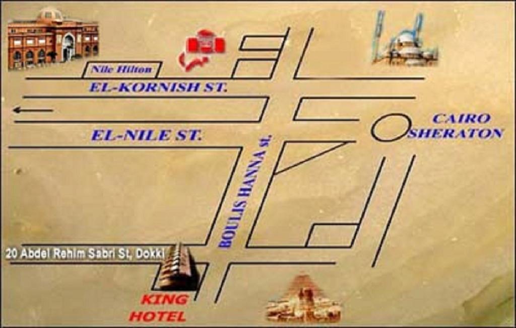 King Hotel Cairo Giza Eksteriør billede